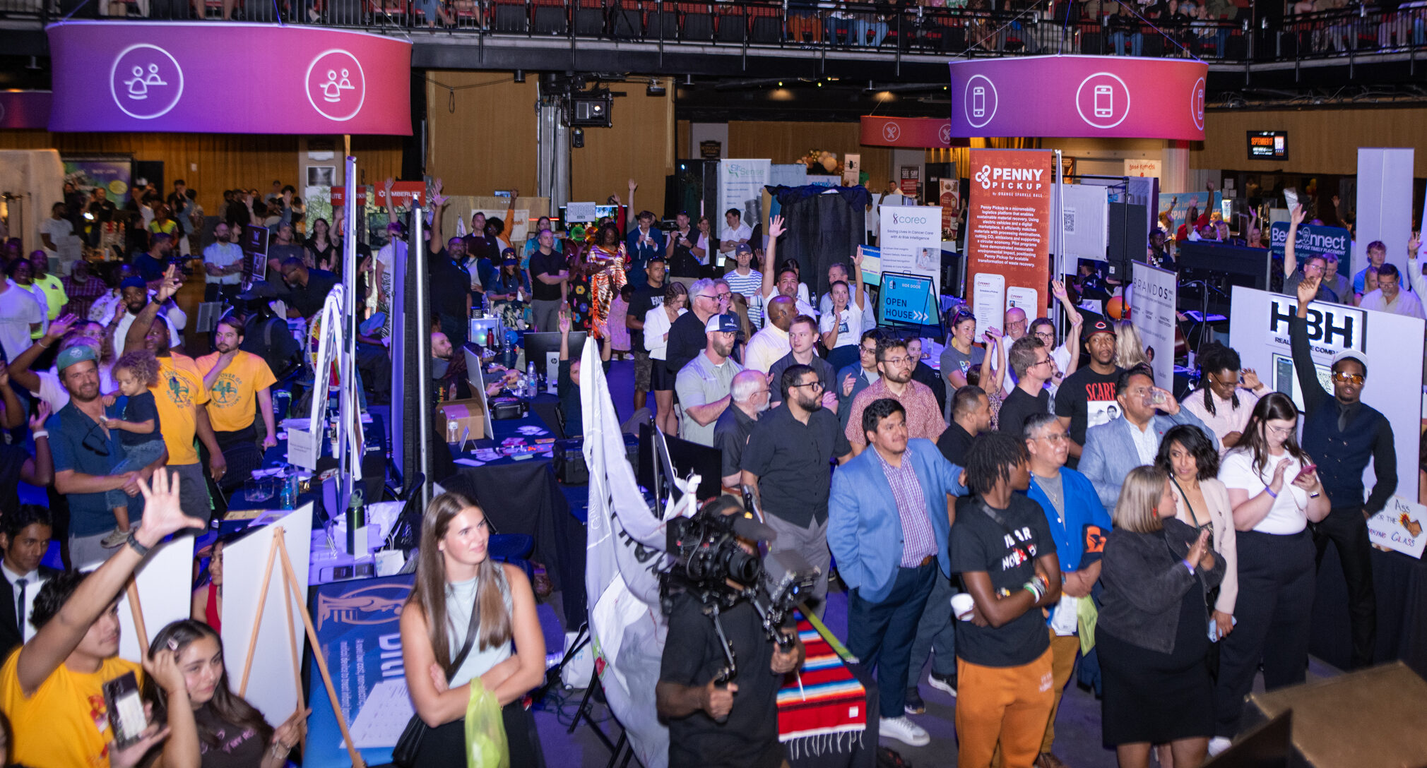 Demo Day Crowd